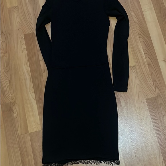 JO NO FUI Black Long Sleeve Cutout Dress size 44 IT - Picture 4 of 4
